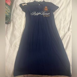 Women’s Ralph Lauren size S T-shirt dress navy red white  new size S